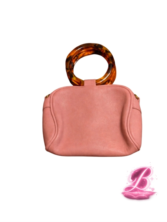 Anthropologie Handbags - Anthropologie Tortoise Shell Handle Bag (Missing Crossbody Strap)
